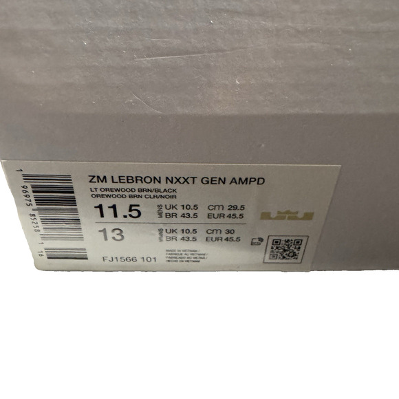 Nike Zoom LeBron NXXT Gen AMPD Men's Size 11.5 - Picture 4 of 10